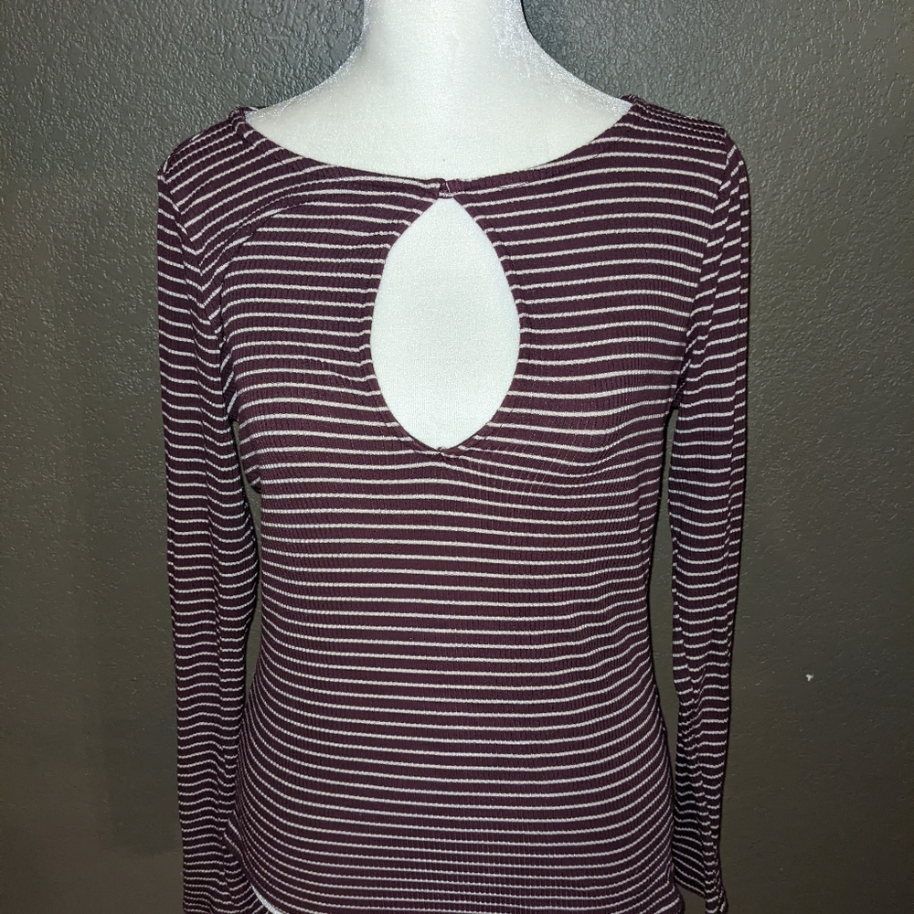 Long Sleeve Striped Shirt